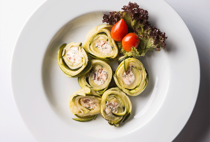 Ketogenic Recipe Zucchini Roll