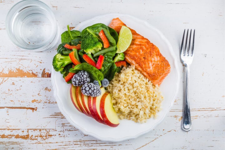TR90 plate high protein foods diet plan
