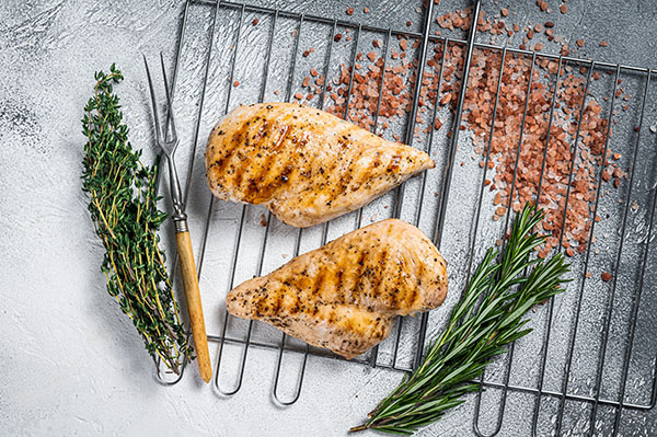 Grilled Chicken Breasts Steaks Cooked On A Summer 2022 03 07 17 18 59 Utc